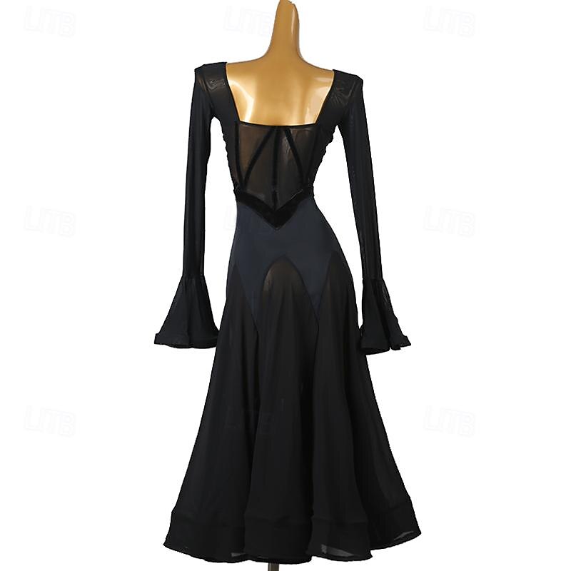 Ballroom Dance Dress for Women Performance Modern Dance Costumes Long Sleeve Party Waltz Standard Clothes2