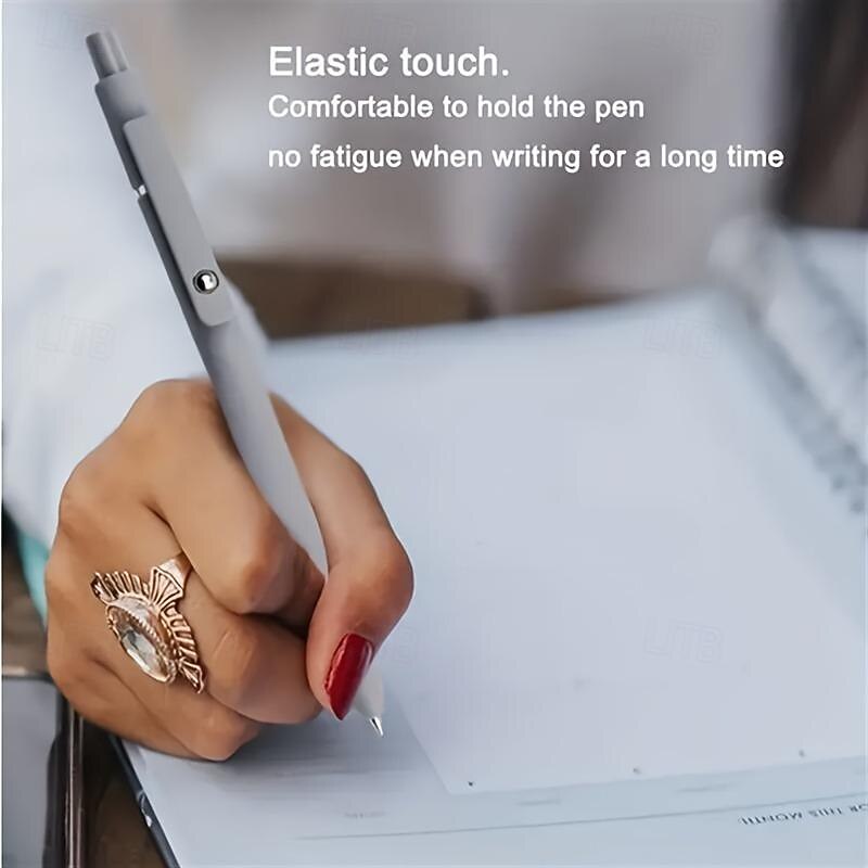 Premium Retractable Color Gel Pens Quick Dry Ink Fine Point 0.5mm Smooth Writing School Office Supplies 5pcs2