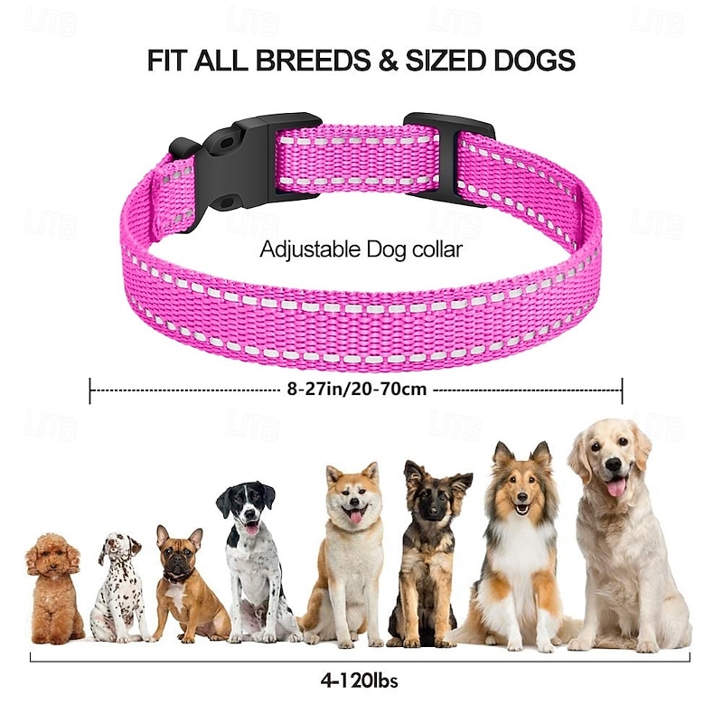 Waterproof Super Vibration Auto Stop Bark Collar - No Shock No Harm Only Training Love!4