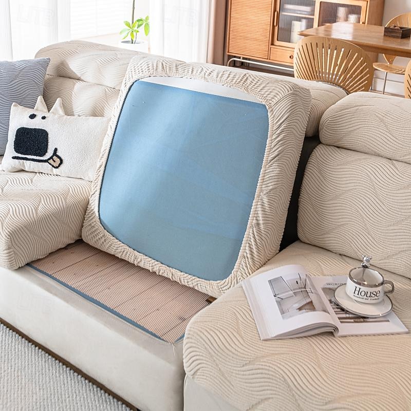 Universal stretch bird Plaid thickened jacquard all-inclusive sofa cushion cover3