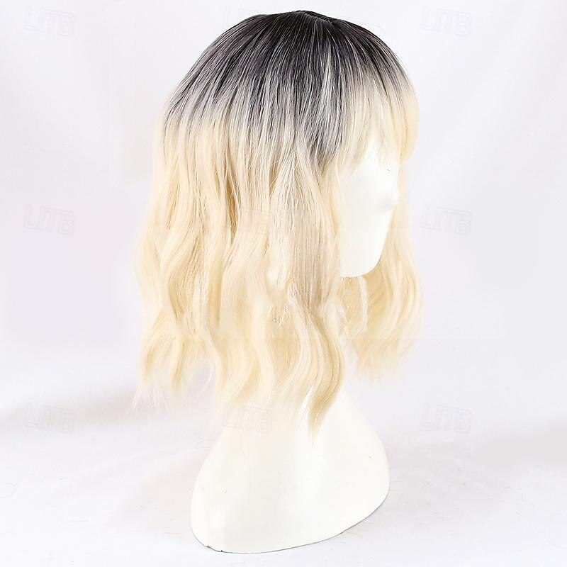 Joker 2 Harley Quinn Cosplay Wig Synthetic Hair, Halloween Cosplay Party Wigs3