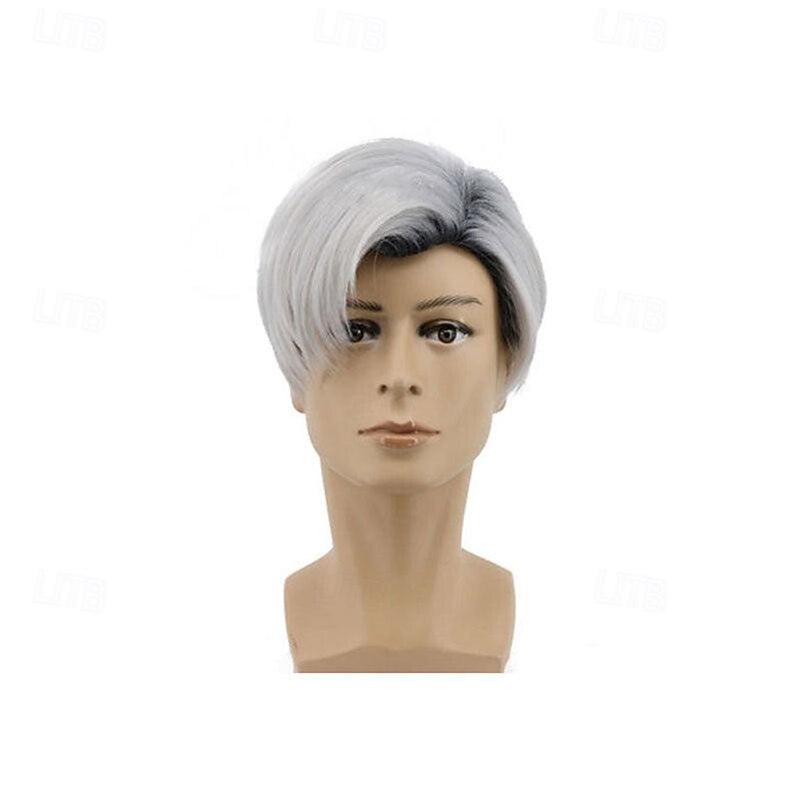 Movie Descendants 2 Carlos Blue Halloween Cosplay Party Wigs2