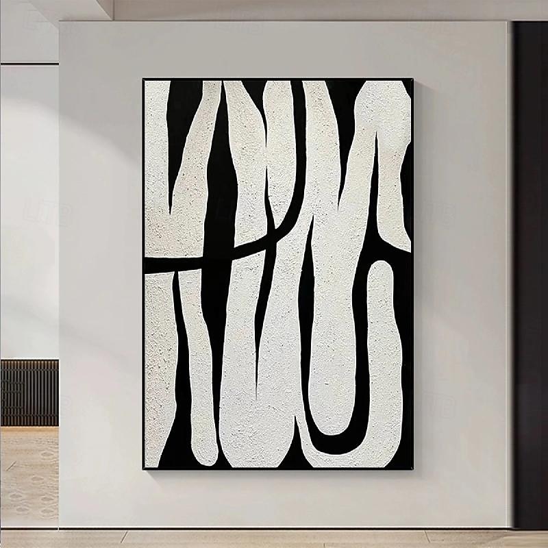 Beige Wabi Sabi oil painting handmade Wall Art Black Beige Abstract Painting Large Black Minimalist painting Wall Art painting handmade Beige Textured Canvas Painting Neutral Wall Art Decor