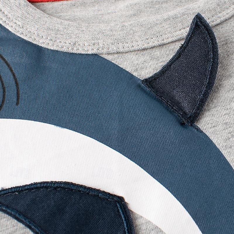 Kid's 3D Graphic Shark Tee Short Sleeve Summer Fashion Basic Kids 4-8Years Crew Neck Outdoor Casual Daily Regular Fit4