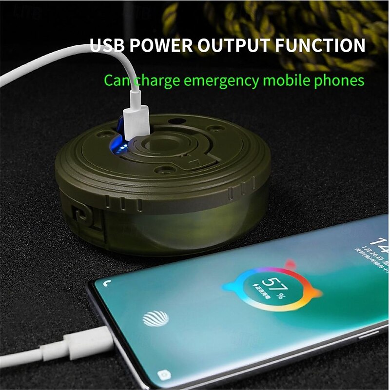 2-in-1 Camping Light LED Reel String Lights Outdoor Camping Lamp Recyclable LED Atmosphere Light for Garden Tent Room Decor4