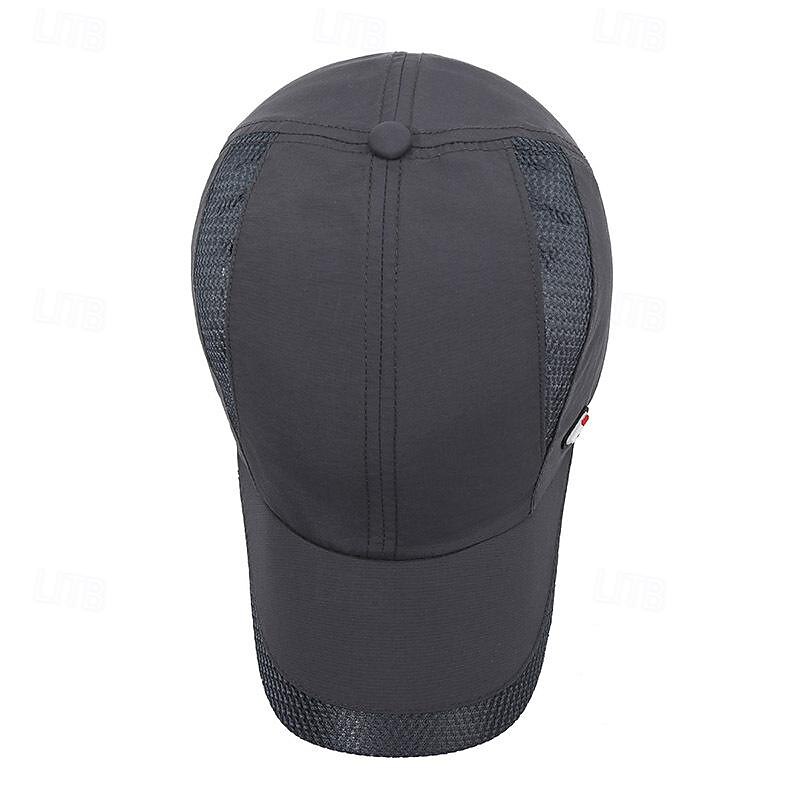 Men's Baseball Cap Sun Hat Trucker Hat Black Navy Blue Chinlon Patchwork Fashion Casual Street Daily Color Block Adjustable Sunscreen Breathable2