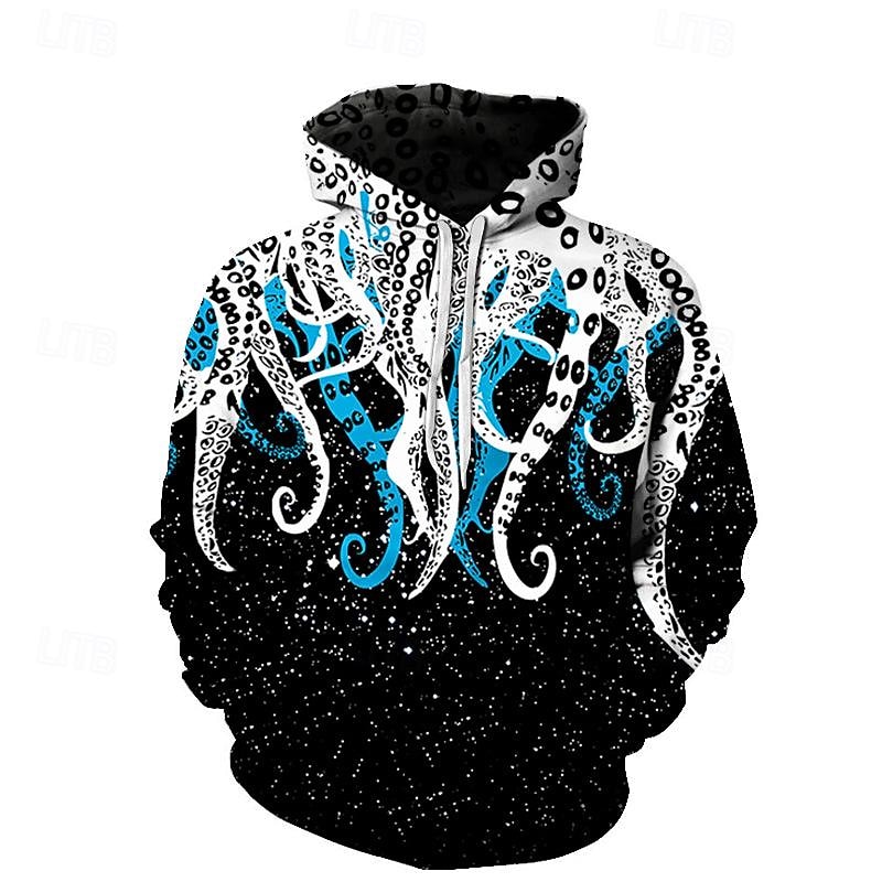 Hoodie Cartoon Manga Anime 3D Front Pocket Graphic For Couple's Men's Women's Adults' Halloween Carnival Masquerade 3D Print Back to School4