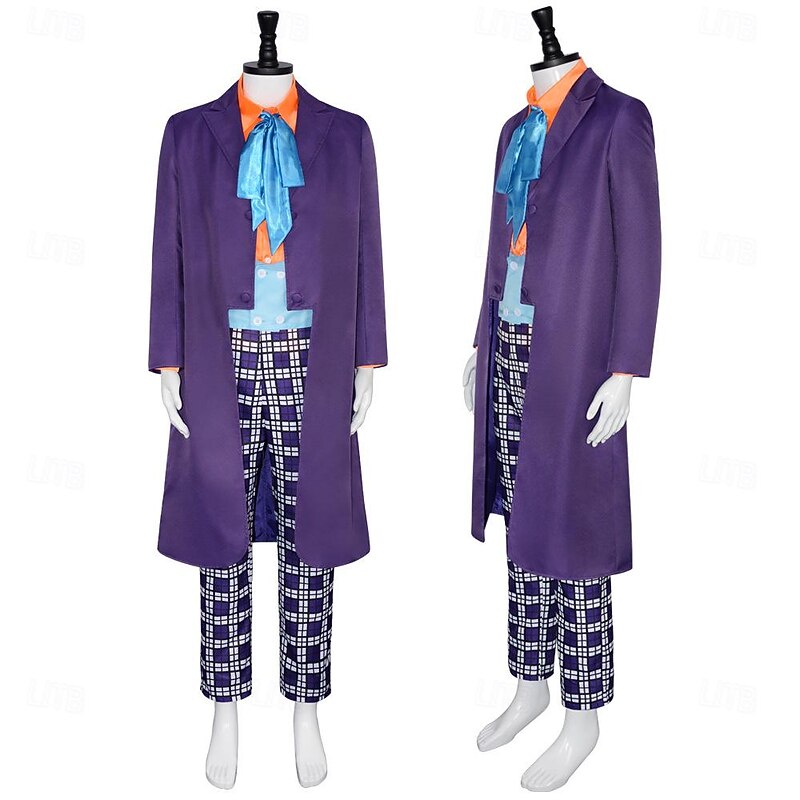 Joker Clown Jack Napier Cosplay Costume Outfits Movie Cosplay for Men's Adults' Carnival Party3