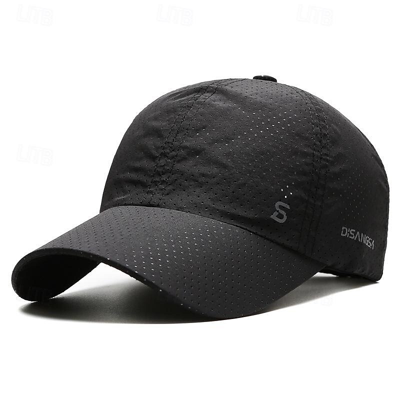 Men's Baseball Cap Sun Hat Trucker Hat Black White Chinlon Fashion Casual Street Daily Letter Adjustable Sunscreen Breathable