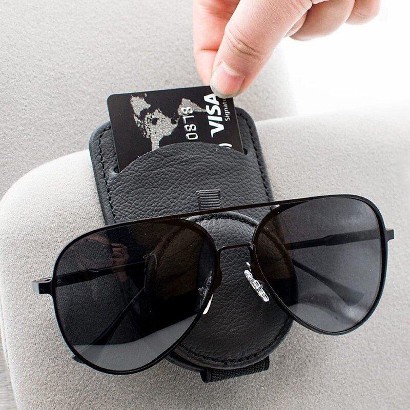 Sunglass Holders Car Visor Vehicle Holder Clip Glasses Card Storage for Car Sun Visor Accessories3