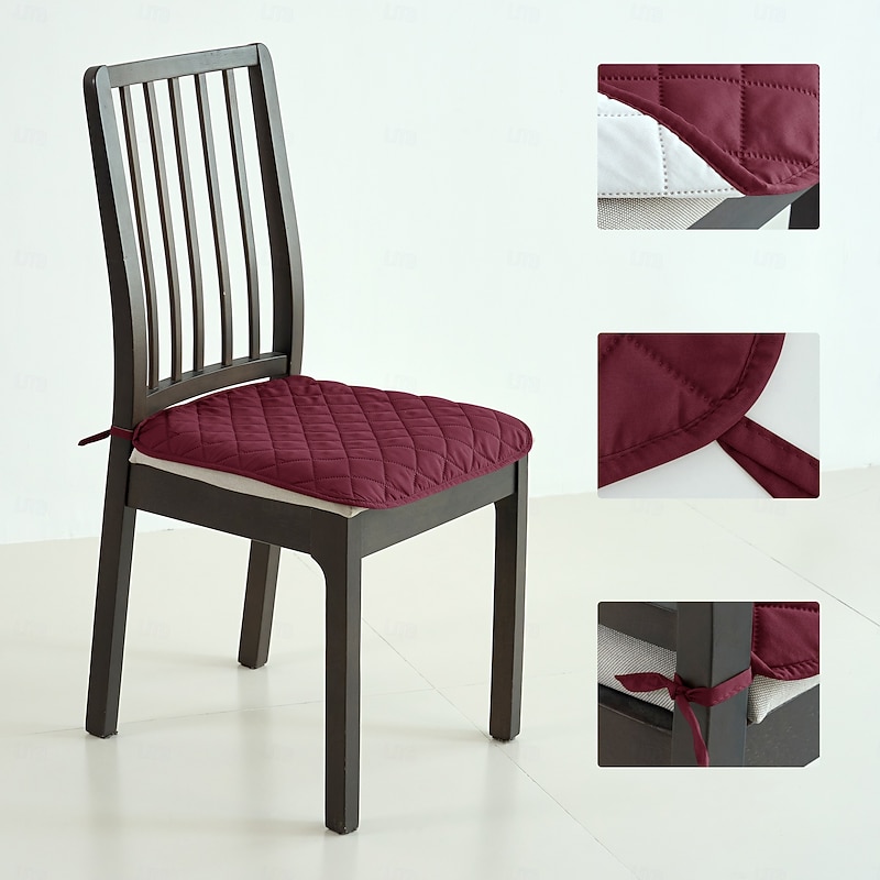100% Waterproof Seat Covers for Dining Room Chair Slipcovers Kitchen Chair Covers Dining Chair Cover Outdoor Patio Garden Lawn Yard4