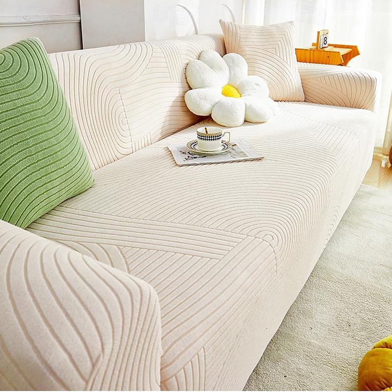 Elastic Sofa Cover All-Inclusive Universal Cover Four Seasons Anti-Cat Scratch Sofa Cover Lazy Non-Slip Full Cover Towel Stretchable Durable Easy to Install and Clean Perfect for Year-Round Use 8