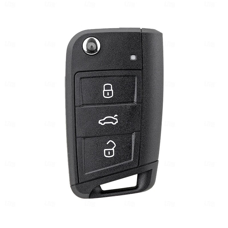 3 buttons Car Key Fob Case for Volkswagen VW MK7 Golf Seat Skoda Octavia car shell with HU66 Blade