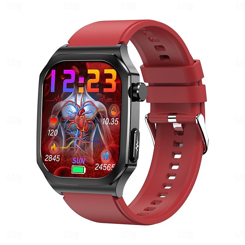 ET280 Smart Watch 2.04 Amoled Large Screen Bluetooth Call ECG Detection Heart Rate Health Monitoring SOS Sports Smartwatch4