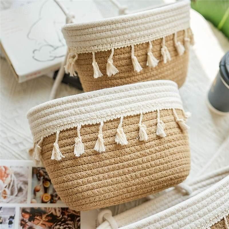 Three-layer Hanging Basket Cosmetics Storage Basket Home Wall-mounted Cute Storage Basket2