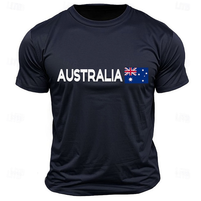 Men's United Kingdom Flag Graphic T-Shirt, Short Sleeve3