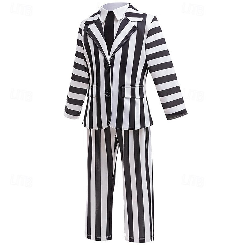 Beetlejuice Cosplay Costume Suits & Blazers Cosplay Movie Cosplay for Boys Carnival3