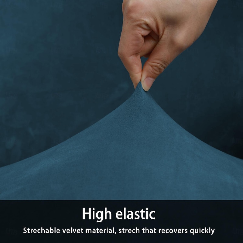 Velvet Universal Round Stool Cover - Bar Round Swivel Chair Cover - Round Barstool Seat Cover - Soft and Durable - Perfect for Protecting and Enhancing Bar Stools2