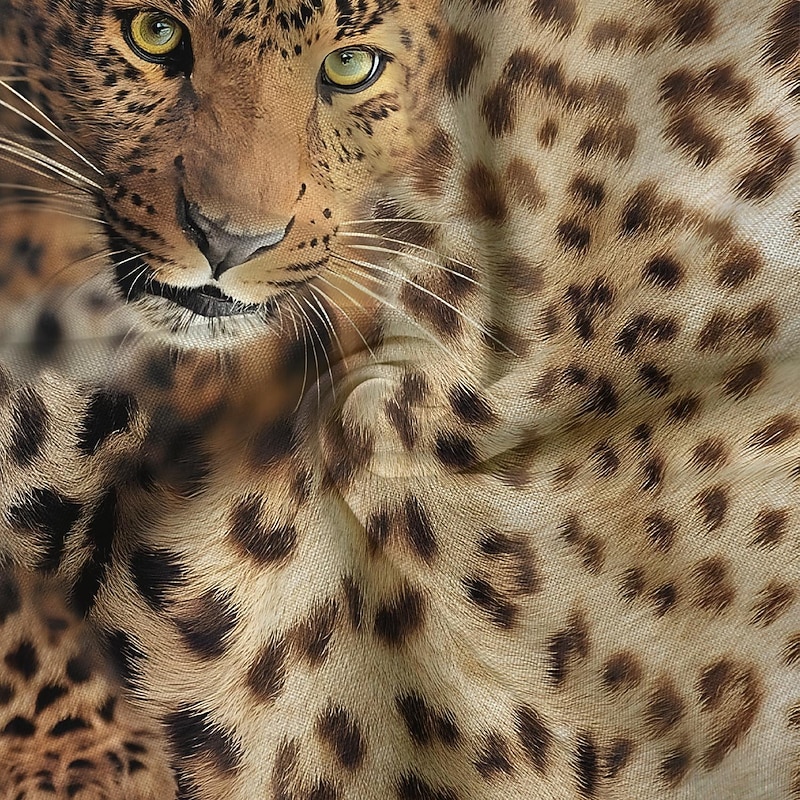 Men's Leopard Button Up Shirt Printed Shirts Long Sleeve Casual Party Daily Holiday Fall Winter Spring & Summer Collared Shirts Buttons Print Yellow Blue Purple Brown Gray3