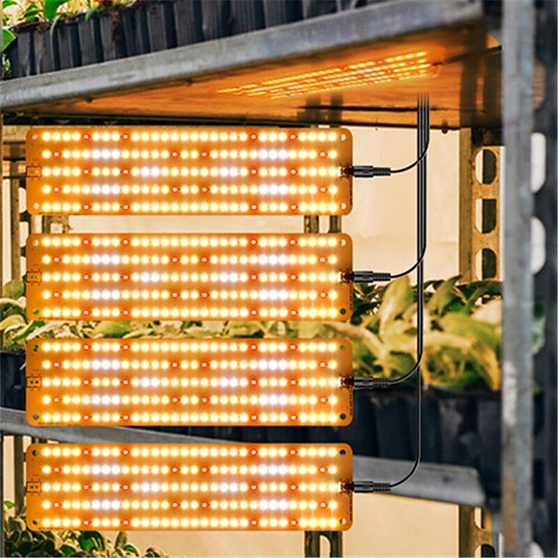LED Grow Panel Light Ultra-thin Full Spectrum Dimmable Timer Plant Lights Under Cabinet Growing Lamp for Indoor Plants Rack3