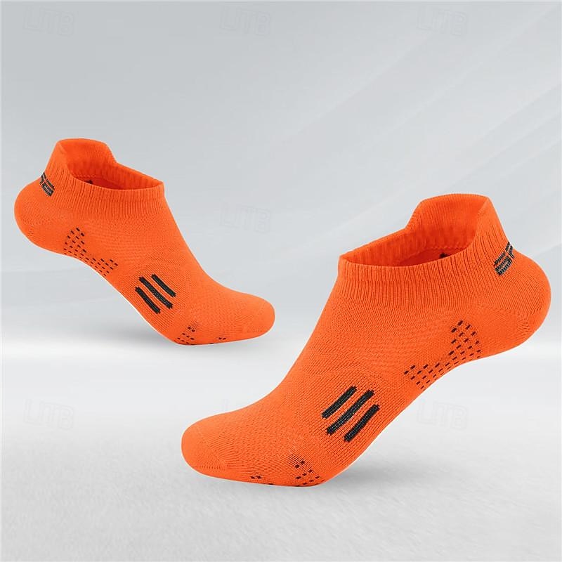 Compression Socks Athletic Sports Socks Running Socks 1 Pair Color Block Men's Tube Socks Breathable Sweat wicking Comfortable Gym Workout Basketball Running Jogging Cycling Sports Color Block Nylon4