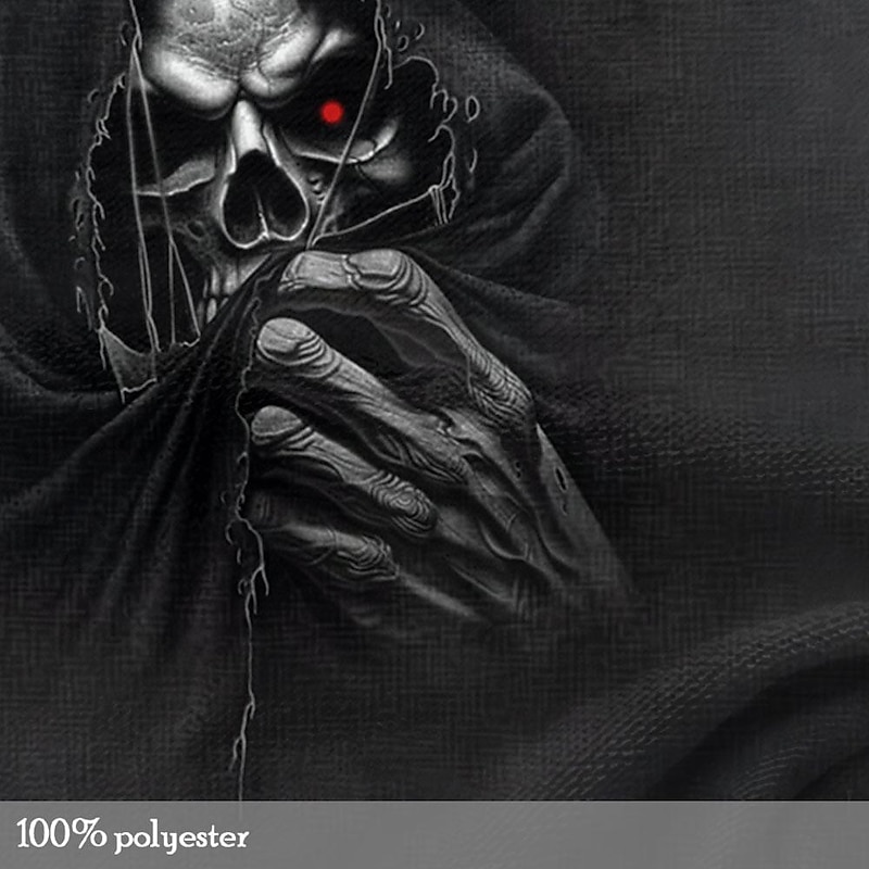 Men's T Shirt Skull Clothing Apparel 3D Print Party Street Daily Short Sleeve Polyester Vintage Cool3