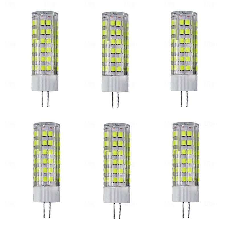6pcs G4 LED Bi-pin Lights 400Lumens 7W 75LED Beads SMD 2835 Warm White White 220 V