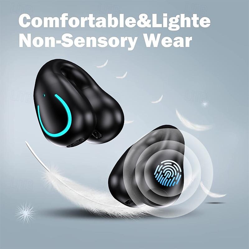 New clip-on Bluetooth headset wireless noise reduction no-ear painless sports ear clip headset2