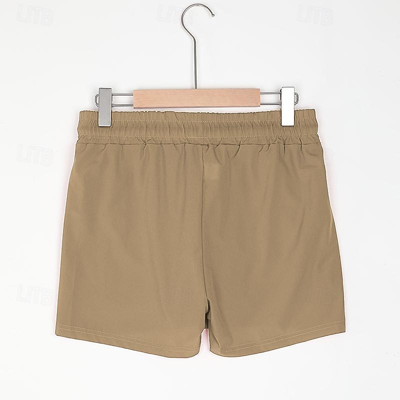 Men's Athletic Shorts 3 inch Shorts Workout Shorts Short Shorts Running Shorts with Mesh lining Zipper Pocket Elastic Drawstring Design Solid Color Breathable Quick Dry Short Fitness Running Gym3