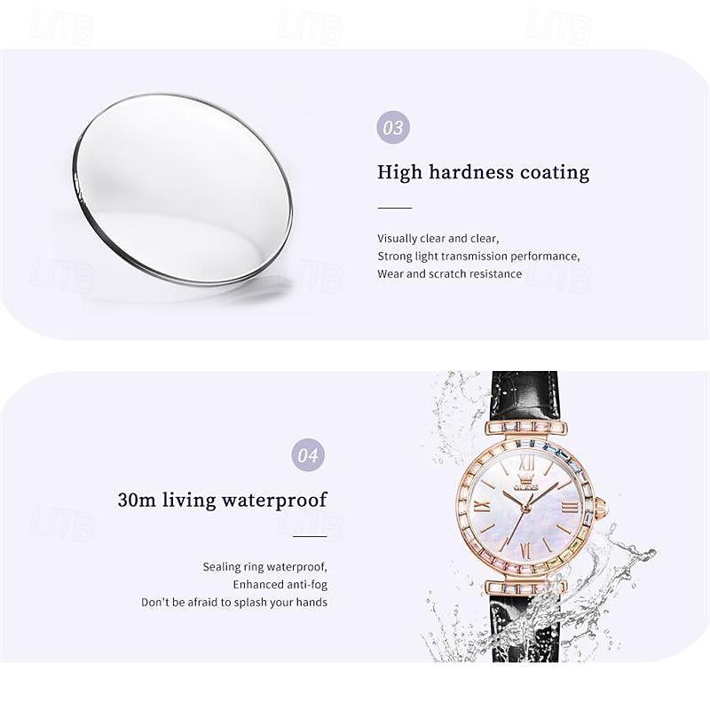 New Olevs Olevs Brand Fashion Trend Women'S Watches Simple Leisure Waterproof Versatile Women'S Sports Quartz Watch4