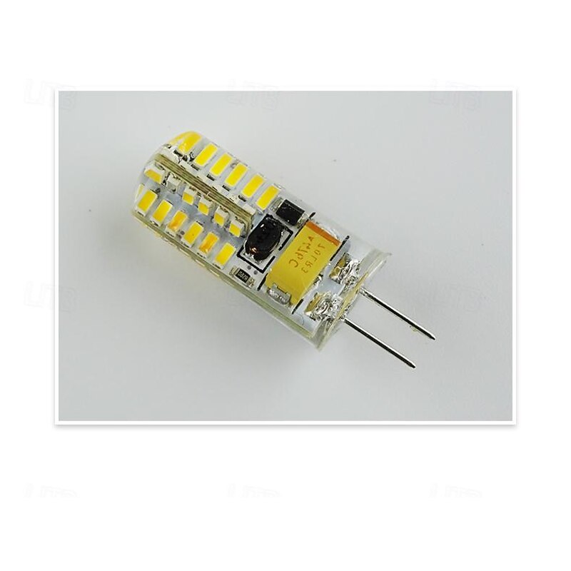 6pcs G4 LED Bi-pin Lights 400Lumens 4W 48LED Beads SMD 3014 Warm White White 12 V4
