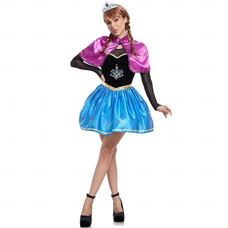 Princess Annabelle Halloween Dress Cosplay Costume Sexy Costume Adults' Carnival Masquerade Performance Party Easy Halloween Costumes Dress Up