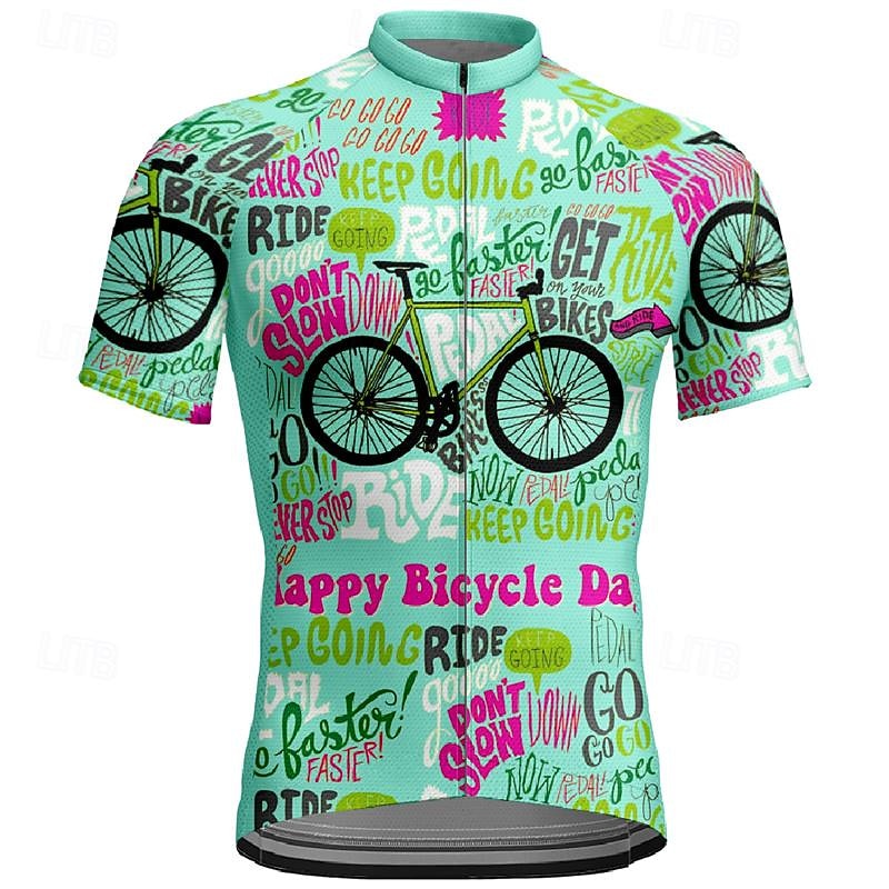 Women's Cycling Jersey Letter & Number Short Sleeve Bike Tee Tshirt Jersey Top with 3 Rear Pockets Mountain Bike MTB Quick Dry Breathable Sports White Yellow Green Clothing Apparel
