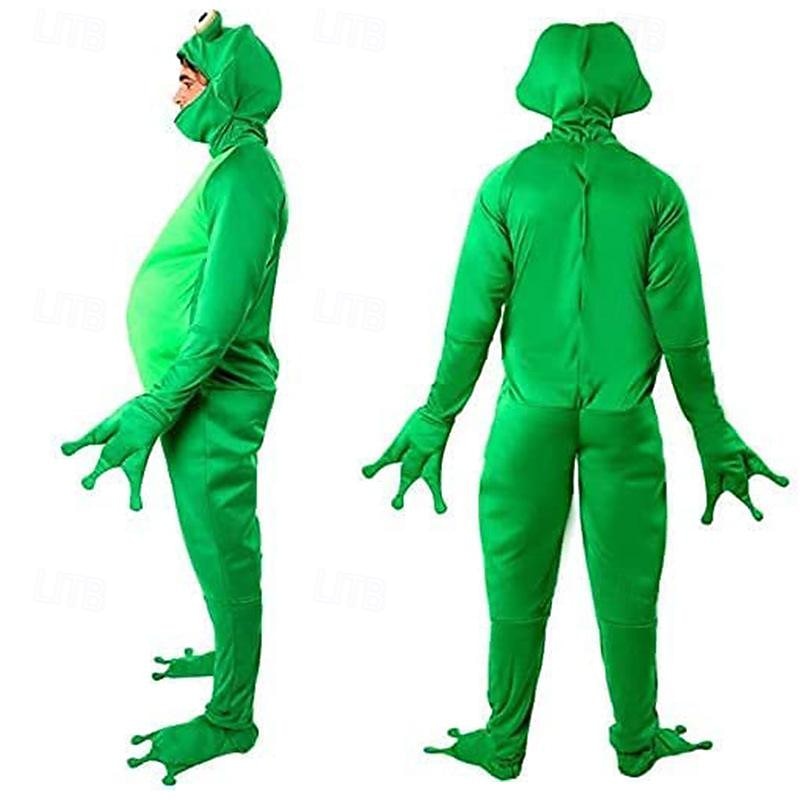 Frog Halloween Cosplay Costume Funny Costumes Carnival Costume Cosplay Adults' Men's Women's Carnival Masquerade Mardi Gras Halloween Party / Evening Masquerade Easy Halloween Costumes Dress Up2