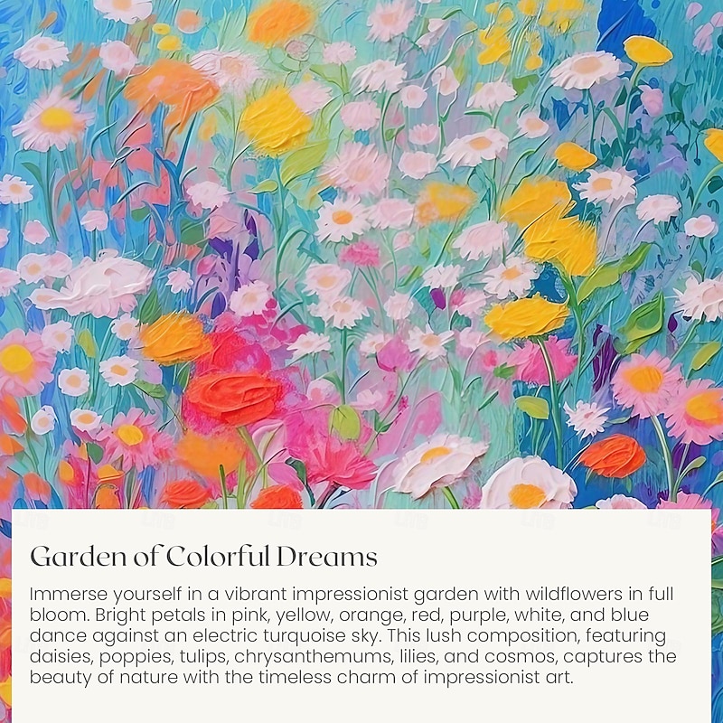 Oil Painting  Floral Pattern Duvet Cover Set Comforter Set Soft 3-Piece Luxury Cotton Bedding Set Home Decor Dusk Bedding Gift King Queen Full Size2