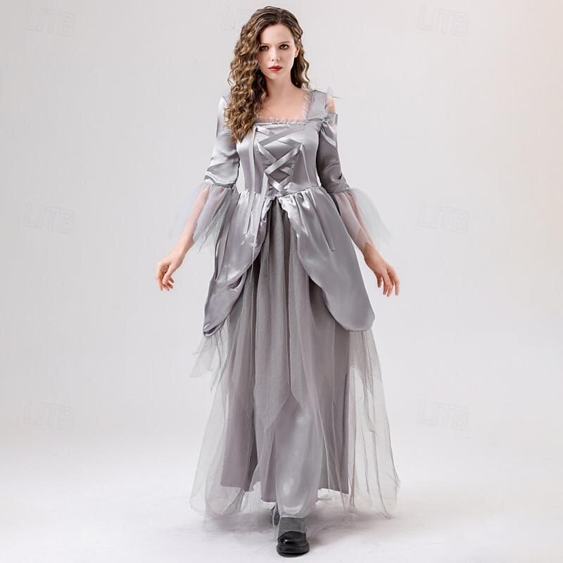 Vampire Ghost Bride Halloween Masquerade Adults' Women's Halloween Easy Halloween Costumes Dress Up3