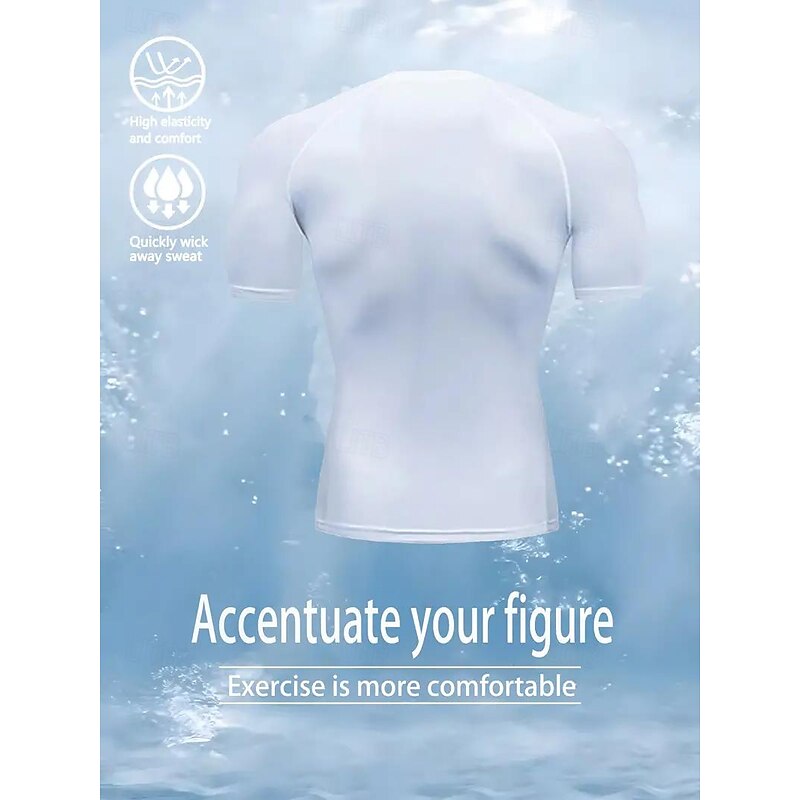 Men's Compression Shirt Athletic Shirt Gym Shirt Fitness Shirt Short Sleeve Tee Tshirt Casual Athleisure Spiders Quick Dry High Stretch Compression Breathable Gym Workout Walking Jogging Sportswear2