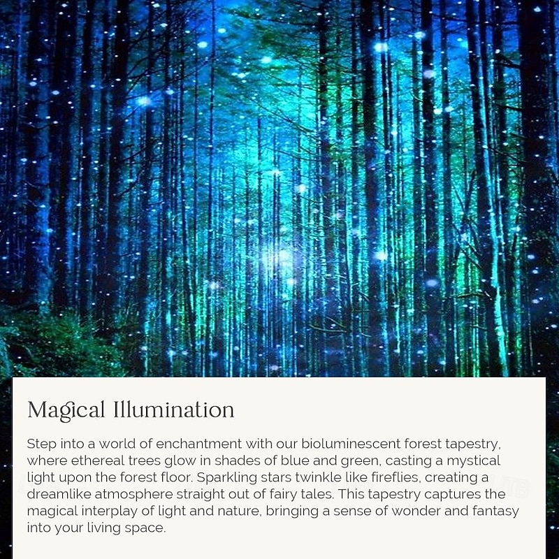 Landscape Large Wall Tapestry Forest Light Art Decor Blanket Curtain Hanging Home Bedroom Living Room Decoration Polyester3