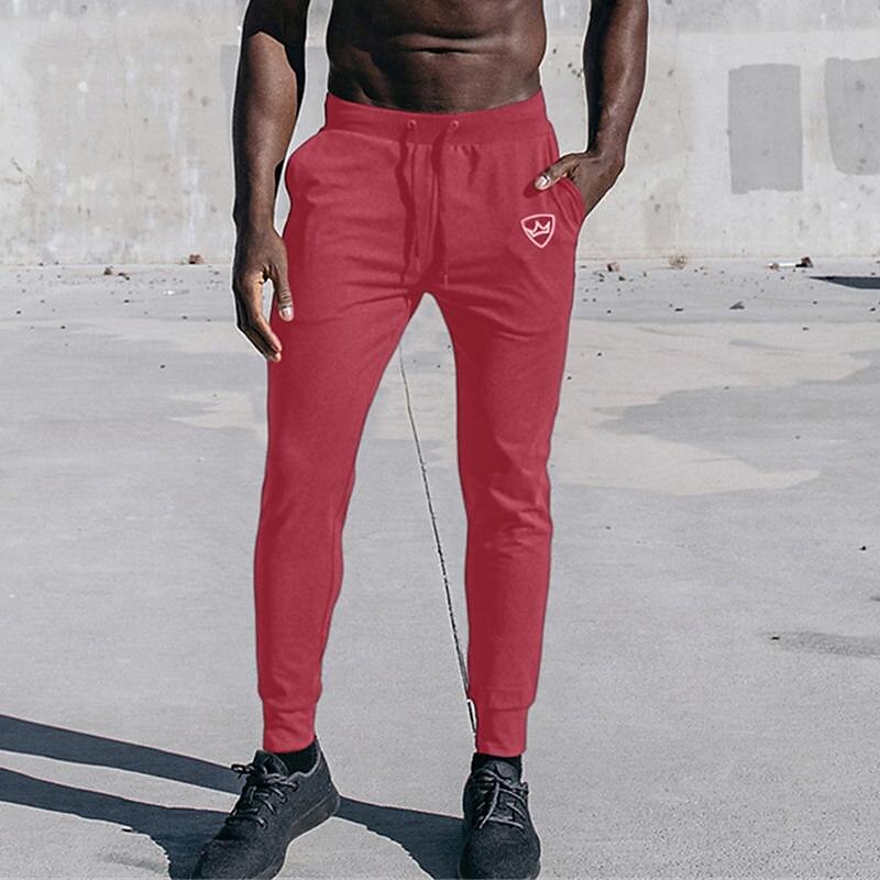 Men's Joggers Athletic Pants GYM Pants Pocket Drawstring Elastic Waistband Pants / Trousers Outdoor Sports & Outdoor Athletic Breathable Soft Running Workout Walking Tailored Fit Sportswear Activewear2