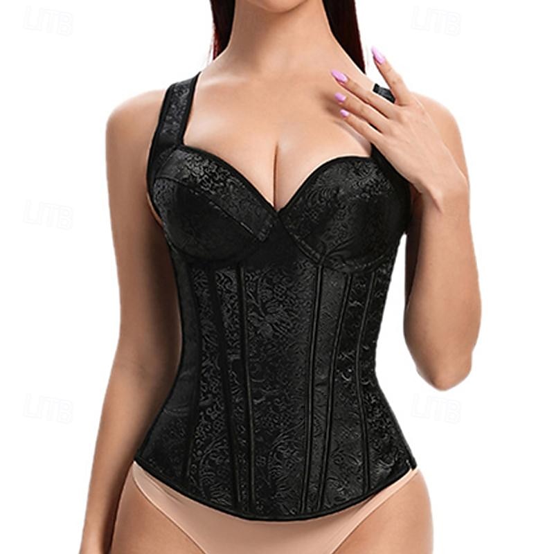 Women's Backless Carnival Date Club Corsets Luxury Retro Floral Home Outfits2