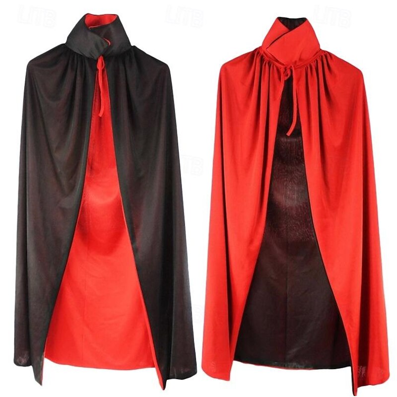 Vampire Halloween Cosplay Costume Cloak Masquerade Cosplay Adults' Men's Women's Boys' Carnival Valentine's Day Party / Evening Easy Halloween Costumes Dress Up