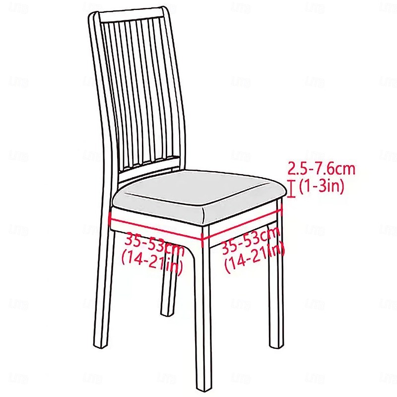 Seat Covers for Dining Room and Stool Chair Slipcovers Stretchy and Durable Furniture Protectors for a Stylish and Cozy Home Decor2