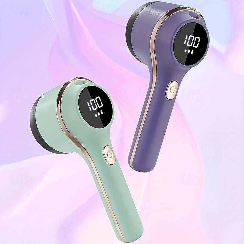 Fabric Shaver Electric Lint Remover Sweater Shaver Power Lint Shaver Fuzz Remover Pilling Remover USB Rechargeable Cleaning Supplies White Purple Green