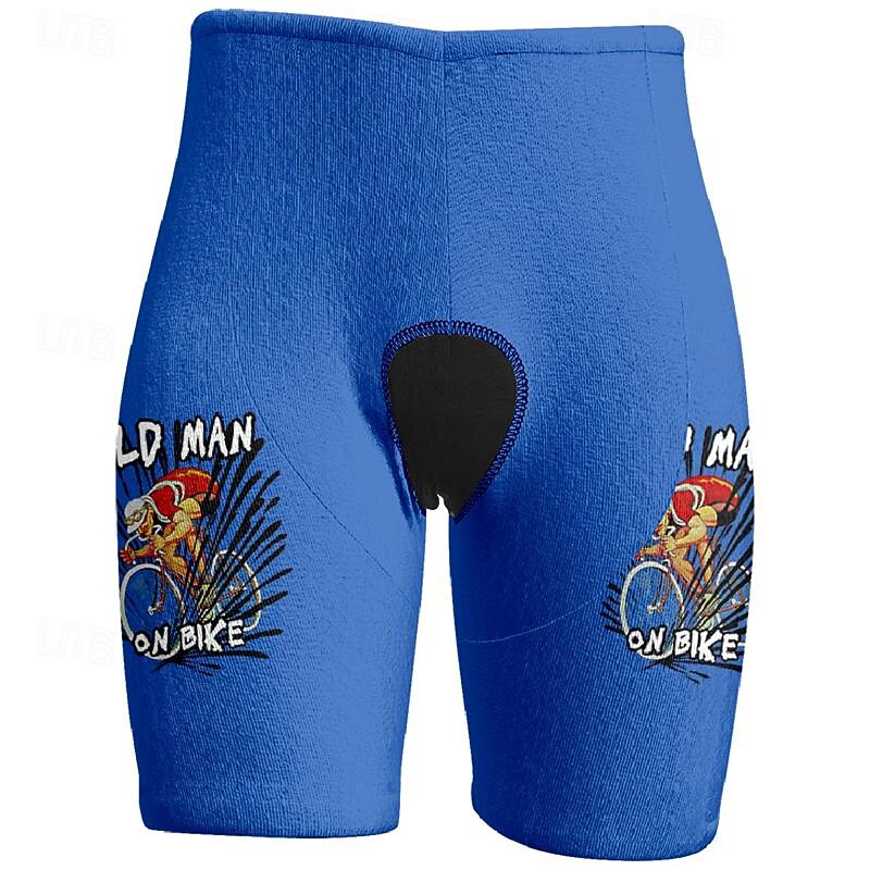 Men's Cycling Shorts Bike Shorts Graphic Bike Shorts with 3 Rear Pockets Quick Dry High Elasticity Comfortable Breathable Sports Yellow Pink Red Clothing Apparel3