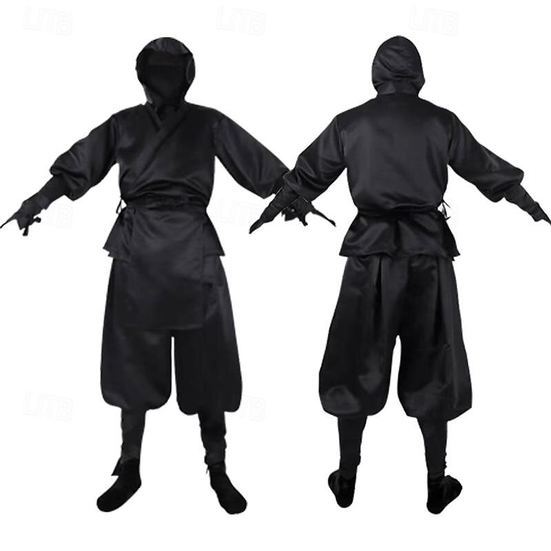 Ninja Halloween Cosplay Costume Cosplay Adults' Men's Carnival Masquerade Performance Party Easy Halloween Costumes Dress Up2