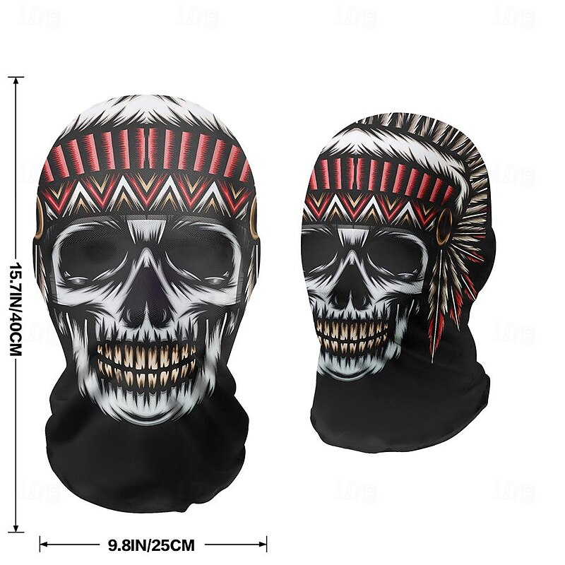 Skeleton Skull Ghost Halloween Mask Halloween Props Funny Adults' Men's Women's Carnival Mardi Gras Party / Evening Festival Easy Halloween Costumes Dress Up4