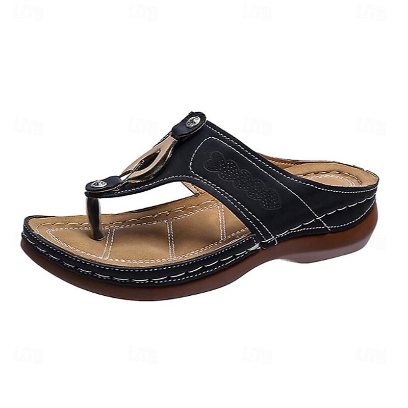 Beige Women's Boho Style Sandals with Gold Embellishments and Comfortable Sole for Casual and Summer Wear4