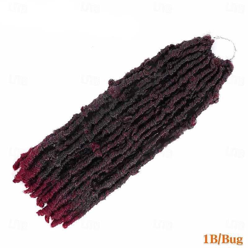 Top Girl Faux Locs 14'' Soft Natural Long Synthetic Pre-Looped Butterfly Locs Crochet Braids Hair Extension For Black Women2