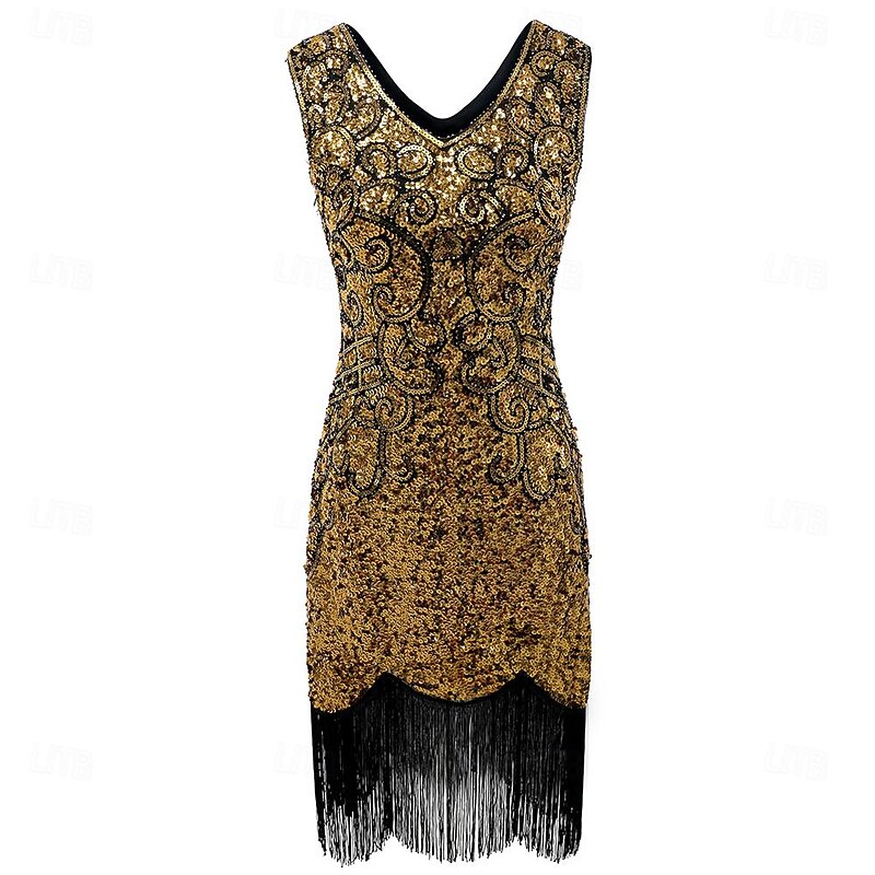 Ballroom Dance Dress Tassel Pure Color Splicing Women's Performance Training Sleeveless High Terylene4