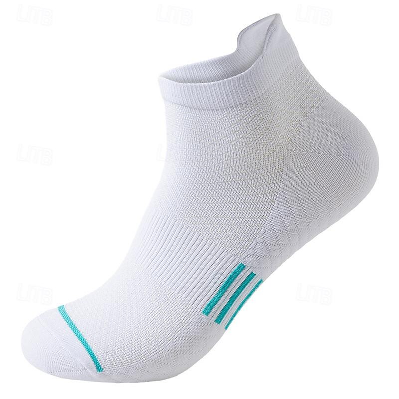 Athletic Sports Socks Running Socks 1 Pair Basic Women's Tube Socks Breathable Non-slipping Gym Workout Running Jogging Skateboarding Cycling Sports Solid Colored Polyester Black White Pink2
